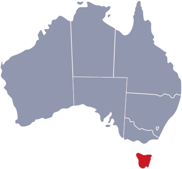 tasmania map